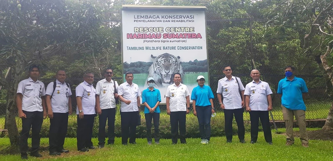 Setjen Wantannas Kunjungi Konservasi Sumber Daya Alam  Di Lampung Bahas Mitigasi Perubahan Iklim