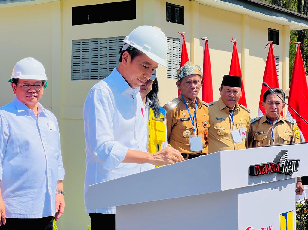 Presiden Jokowi Resmikan SPAM Banjarbakula di Kota Banjarbaru