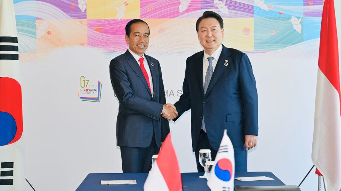 Presiden Jokowi Tekankan Sejumlah Kerja Sama Indonesia-Korea Selatan
