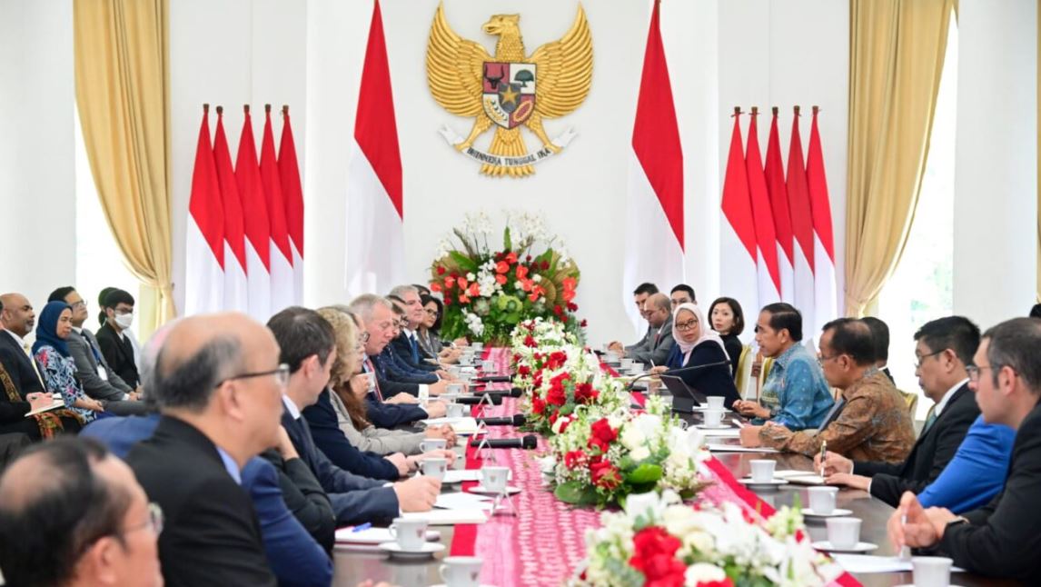 Presiden Jokowi Terima Kunjungan Delegasi US-ABC