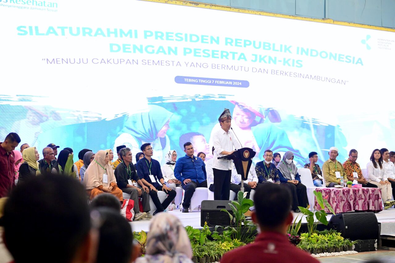 Silaturahmi dengan Peserta JKN-KIS, Presiden Jokowi Pastikan Anggaran Kesehatan Dirasakan Masyarakat