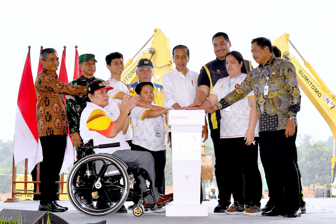 Presiden Jokowi Resmikan Awal Pembangunan Pusat Pelatihan Paralimpiade di Karanganyar