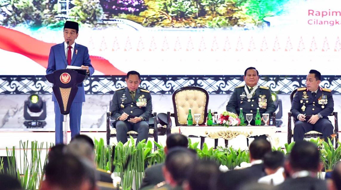 Pimpin Rapim TNI-Polri 2024, Presiden Jokowi Dorong Kesiapan TNI-Polri Hadapi Tantangan Global