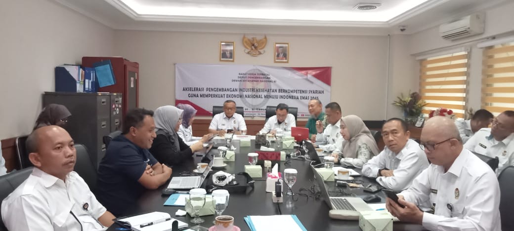 Rapat Kerja Terbatas Kedeputian Pengembangan Membahas Industri Kesehatan Berkompetensi Syariah